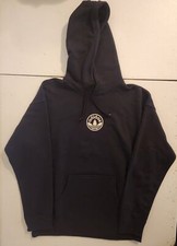 Adidas Women's Circle Trefoil Logo Sweatshirt Hoodie Black IZ1326