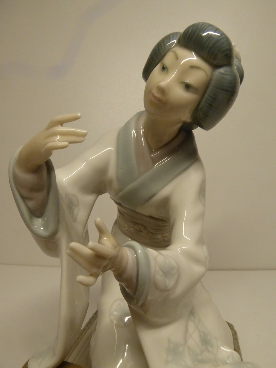 LLADRO CHINESE GIRL PORCELAIN SPAIN VINTAGE FIGURINE | eBay
