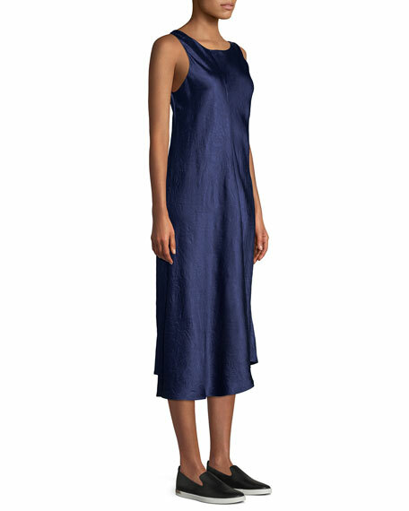 vince bias cut sleeveless midi dress E037 NWT VINCE BIAS CUT SLEEVELESS MIDI WOMEN DRESS SIZE XS, S, M, L $295