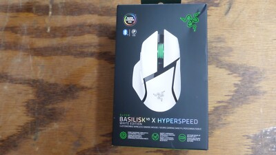 NEW - RAZER Basilisk V3 X Hyperspeed Gaming Mouse White Model RZ01-0487
