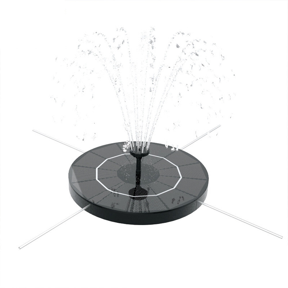 With Battery 3.5W Solar Panel Powered Water Feature Pump Garden Pond