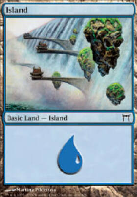 ISLAND #294 X4 4 4X Champions of Kamigawa MTG Magic the Gathering 