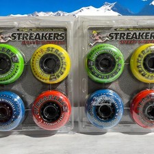  8 Inline Skates Roller Blade Wheels Streakers Speed 72mm, Durometer 75A NEW