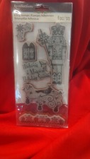 Recollections Cling Stamps 6 Pieces Holiday season Christmas scrapbooking crafts