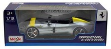 Maisto Special Edition 1:18 Scale Ferrari Monza SP1 Diecast Car Model - Silver