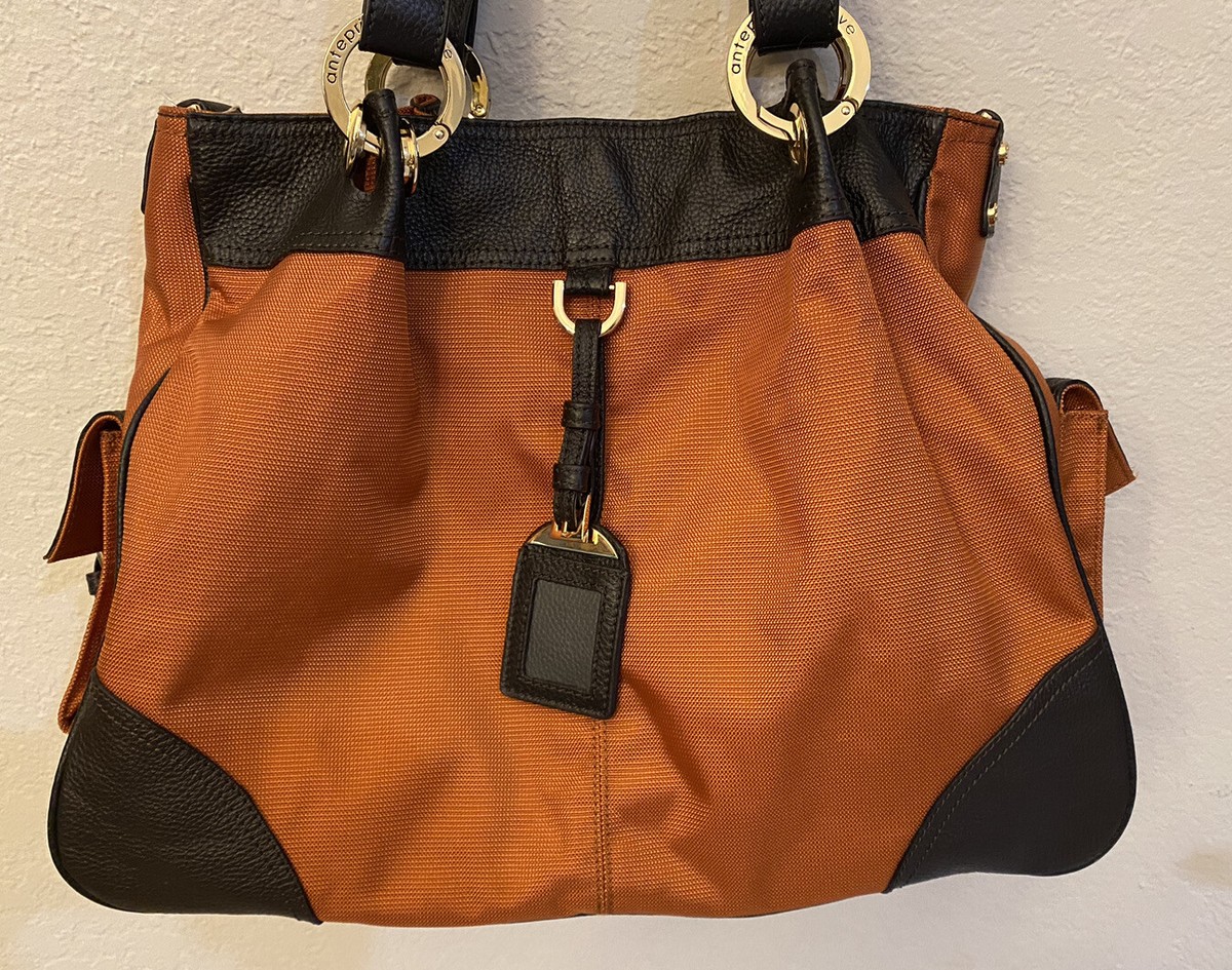 Jean-Pierre Klifa For Anteprima Nueve Nylon & Leather Orange