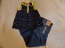 NWT 5 5T GYMBOREE BRIGHTEST IN CLASS TOP  CRAZY 8 JEANS