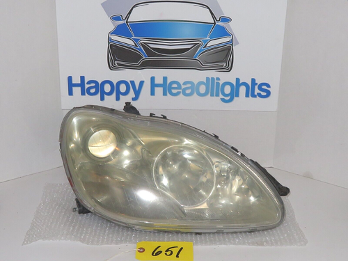 03-06 Mercedes W220 S Class Right Side Halogen Headlight Lamp OEM Parts / Repair - Picture 16 of 16