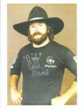 **PLEASE READ ** M3680  Dirty Dutch Mantell  signed wrestling photo w/COA