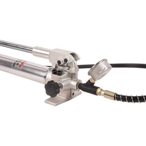 Hydraulic Hand Pump w/ 900cc Pressure Guage Single Acting Hydraulic Lifting Pump - Picture 13 of 15