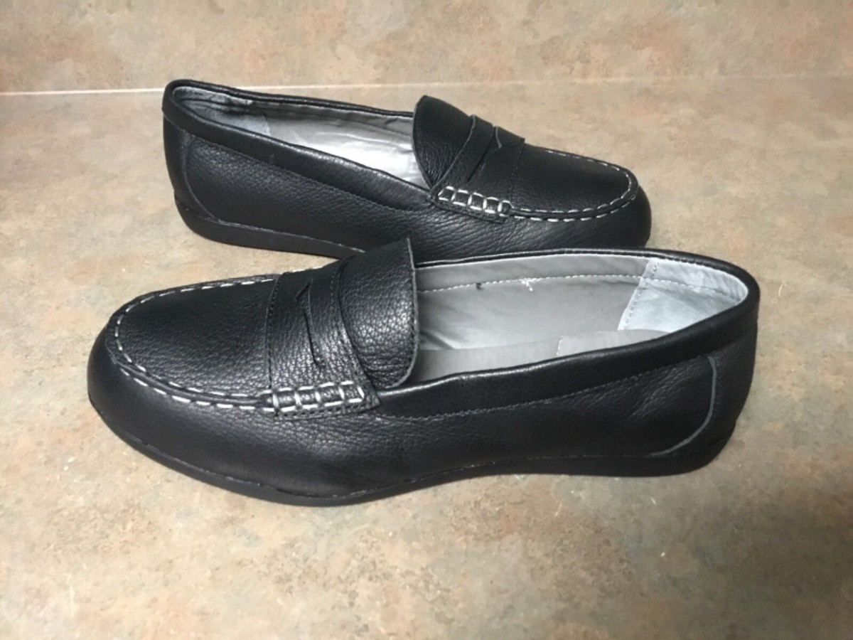 Rockport Women’s Black Steel Toe Slip Resistant Shoes RK600 Size  (CON56)