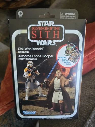 Star Wars Vintage Collection ROTS Obi-Wan Kenobi & Airborne Clone Trooper 2 Pk