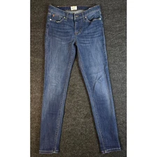 Hudson Krista Women's Blue Skinny Fit Ankle Jeans Mid Rise Denim Size 25
