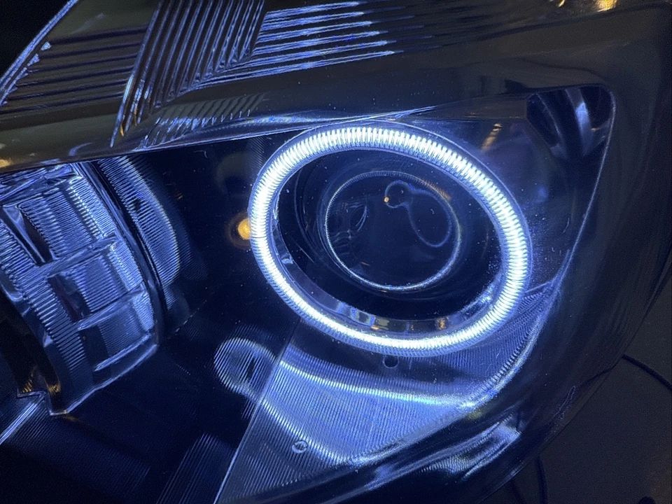 Juego de faros LED NEGRO HID para Subaru Outback/Legacy COD HALO 2010-2014 OEM Foto 4 de 4