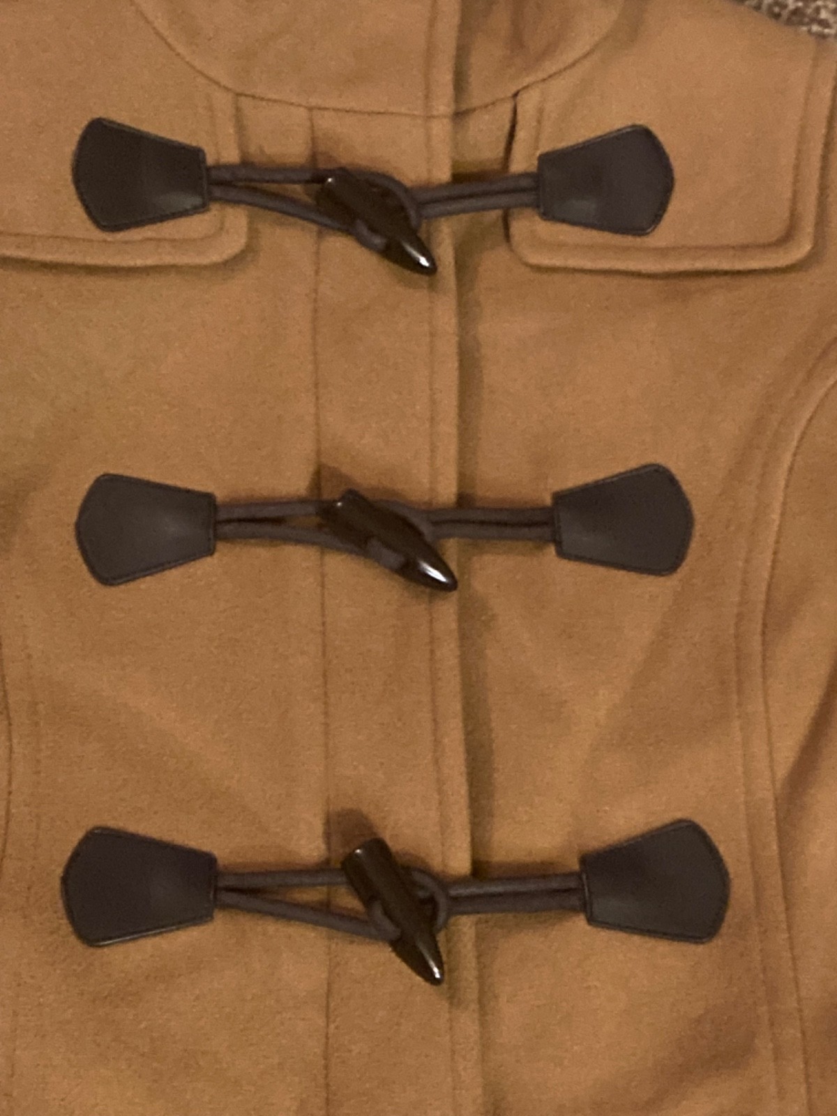 Pendleton Women's Wool Duffle Toggle Coat Camel H… - image 5