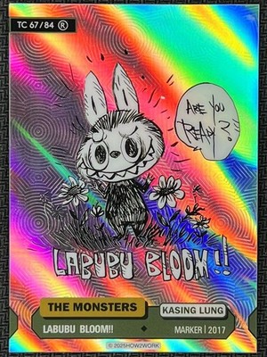 2025 How2Work The Monsters Labubu Series 3 Labubu Bloom Rare TC 67/84 R #4
