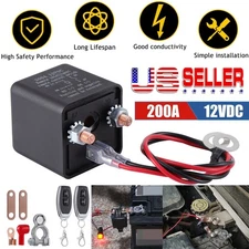 Car Battery Switch Remote Control Disconnect Power Kill Master Isolator Cut Off