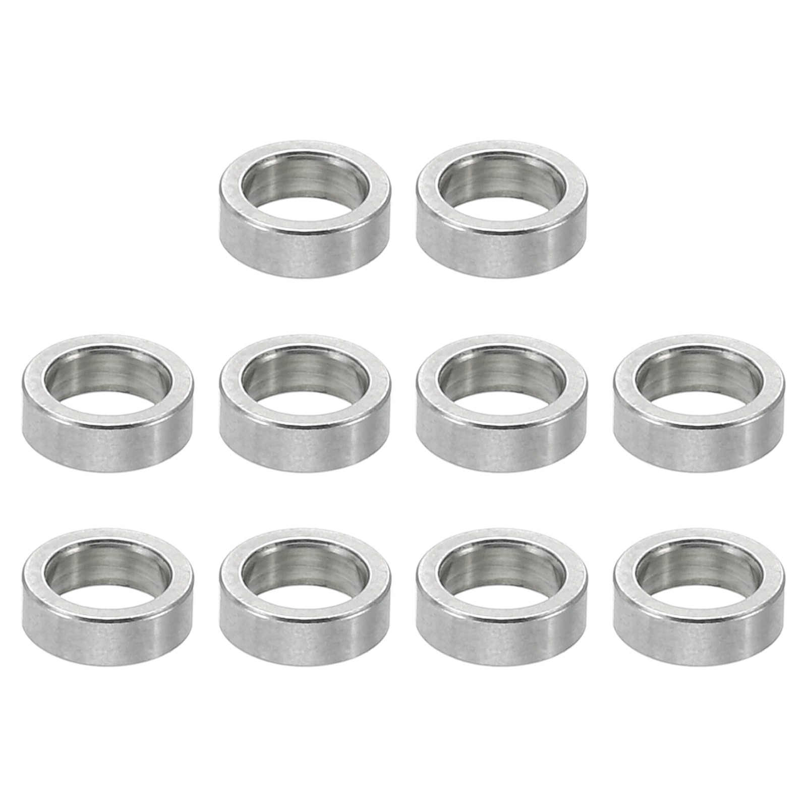 10PCS M4 Stainless Steel Spacers Metal Spacer 4.1mm ID x 6mm OD X2mm L