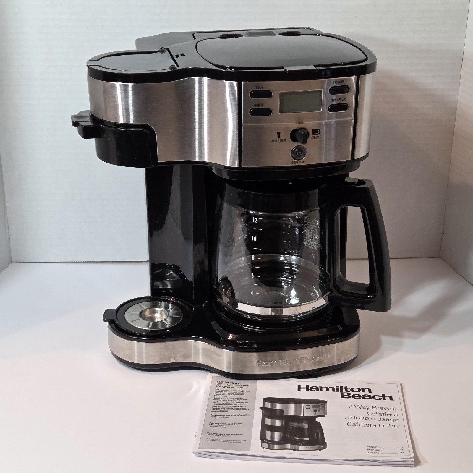 Single Serve & 12-cup Pot 49980r