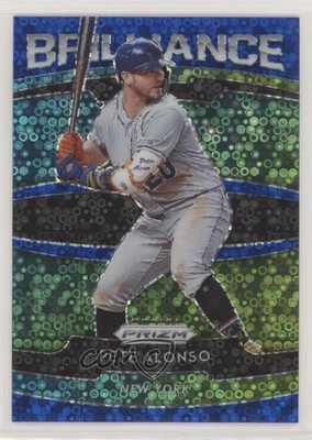 2020 Panini Prizm Brilliance Quick Pitch Blue Donut Circle /199 Pete Alonso tv5