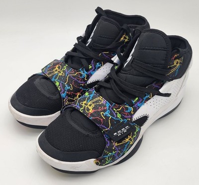 NIKE Air Jordan Zion 2 NOAH White/Black Multi-Color Graffiti Men's