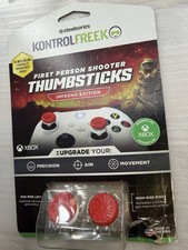 RED KontrolFreek Steel Series Inferno Edition Thumbstickers for XBOX
