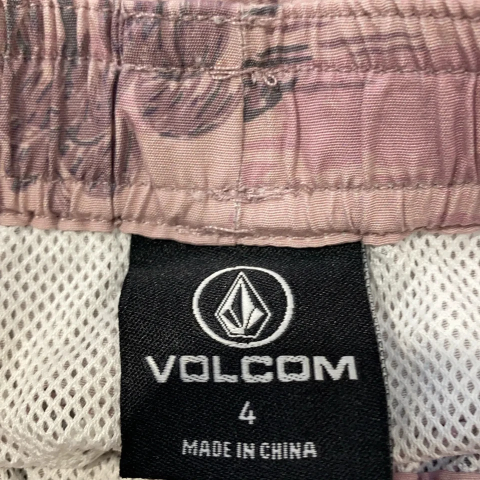 Volcom, Badeshorts, Größe: 104, Pink/Mehrfarbig, Blumen, Jungen #LDu - Bild 3 von 4