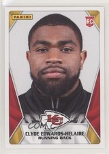 2020 Panini NFL Sticker & Card Collection Clyde Edwards-Helaire Rookie RC uw8. rookie card picture