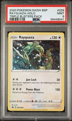 Rayquaza #SWSH029 - Pokemon Black Star Promo - PSA 9