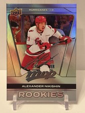 2025-26 UD MVP Silver Collection ALEXANDER NIKISHIN Silver Script RC #256 Canes
