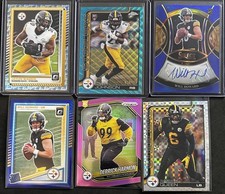 Premium Steelers NFL Lot#1, Auto, Serial, RC, Vets, SP - 16 total cards