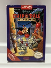 Chip 'n Dale: Rescue Rangers NES Complete CIB! Great Condition w/ RARE POSTER!