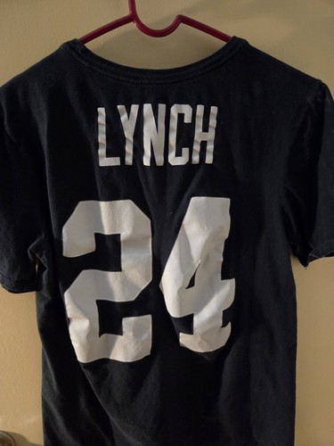 Mens Small Nike Raiders Marshawn Lynch Jersey T Shirt - Picture 5 of 7
