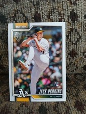 2026 Topps Series 1 Jack Perkins #206 RC Oakland Athletics
