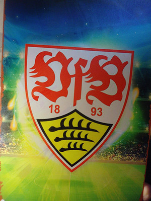 VFB STUTTGART  RETRO BLECHSCHILD  20 x 30 cm