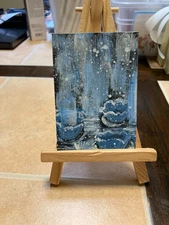 ACEO Original Acrylic Painting Landscape Abstract Art Card ATC Scenery 134