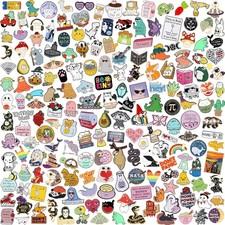 20/40/50 PCS Cute Enamel Backpack Pins, Funny Pins Bulk Set Cool...