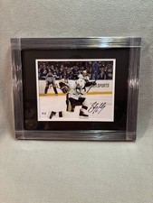 Sidney Crosby Signed 8x10 Photo Framed Pittsburgh Penguins NHL 5Star COA AUTO
