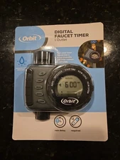 NEW Orbit 1 Dial 1 Outlet Water Timer Hose Faucet Interval Programing #24600 NIB