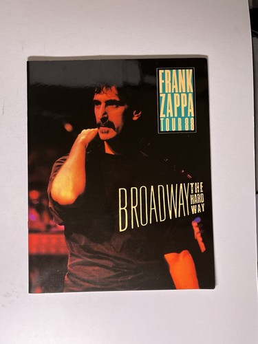 Frank Zappa Programme Original Broadway The Hard Way Tour Souvenir 1988