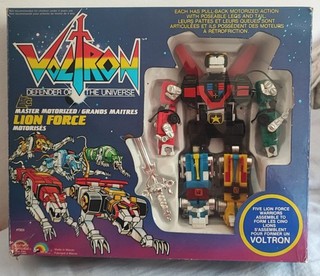 VOLTRON Robot Transformer Golion LJN Master Motorized Lion Force Lionbot in BOX