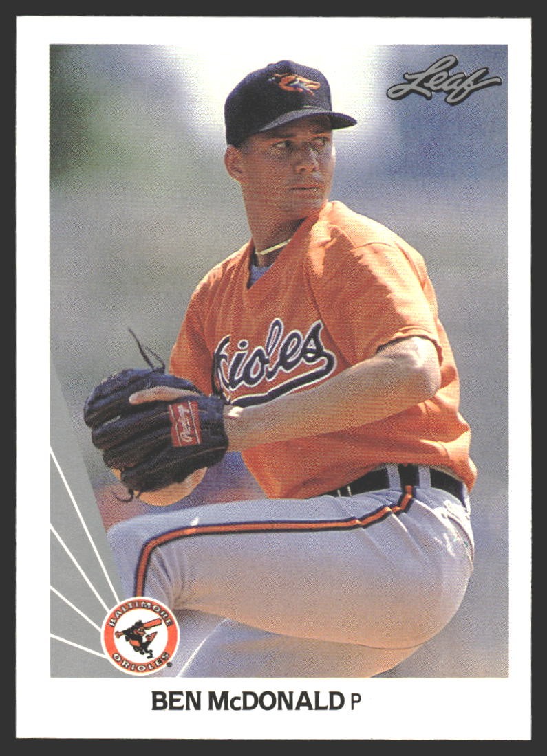 Ben McDonald #249 1990 Leaf Baltimore Orioles RC RC