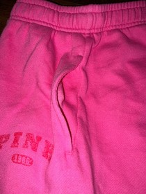 Victoria's Secret Pink Ombre Dip Dye Campus Pants Pink Lollipop L NWT 🌺