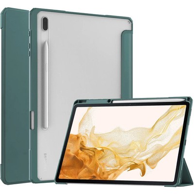 Hülle für Galaxy Tab S8 Plus / S7 Plus Bizon Case Cover Futeral Tasche Etui Grün