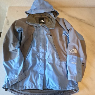 The North Face Windbreaker Jacket Women L Blue Gore-Tex Mountain Hiking Gorpcore