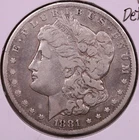 1881-CC Morgan Dollar VF Details ***RARE ORIGINAL COIN***