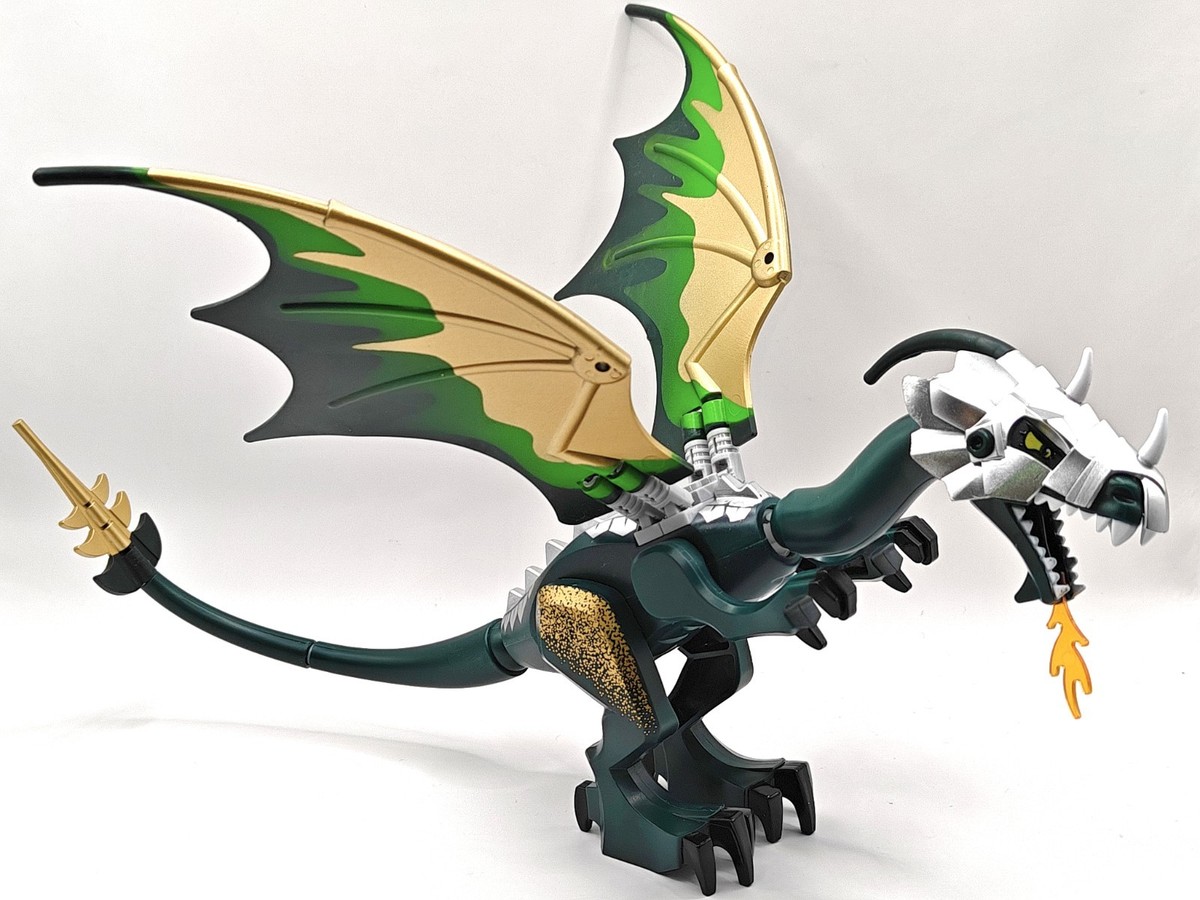 レアコレ エクシク フルコンプ NEW Castle Fantasy Era: Green Dragon Custom Lego Minifigure 7048