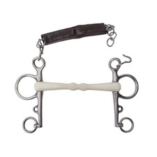Acavallo Flixible Mullen Mouth Pelham bit for Horses 6