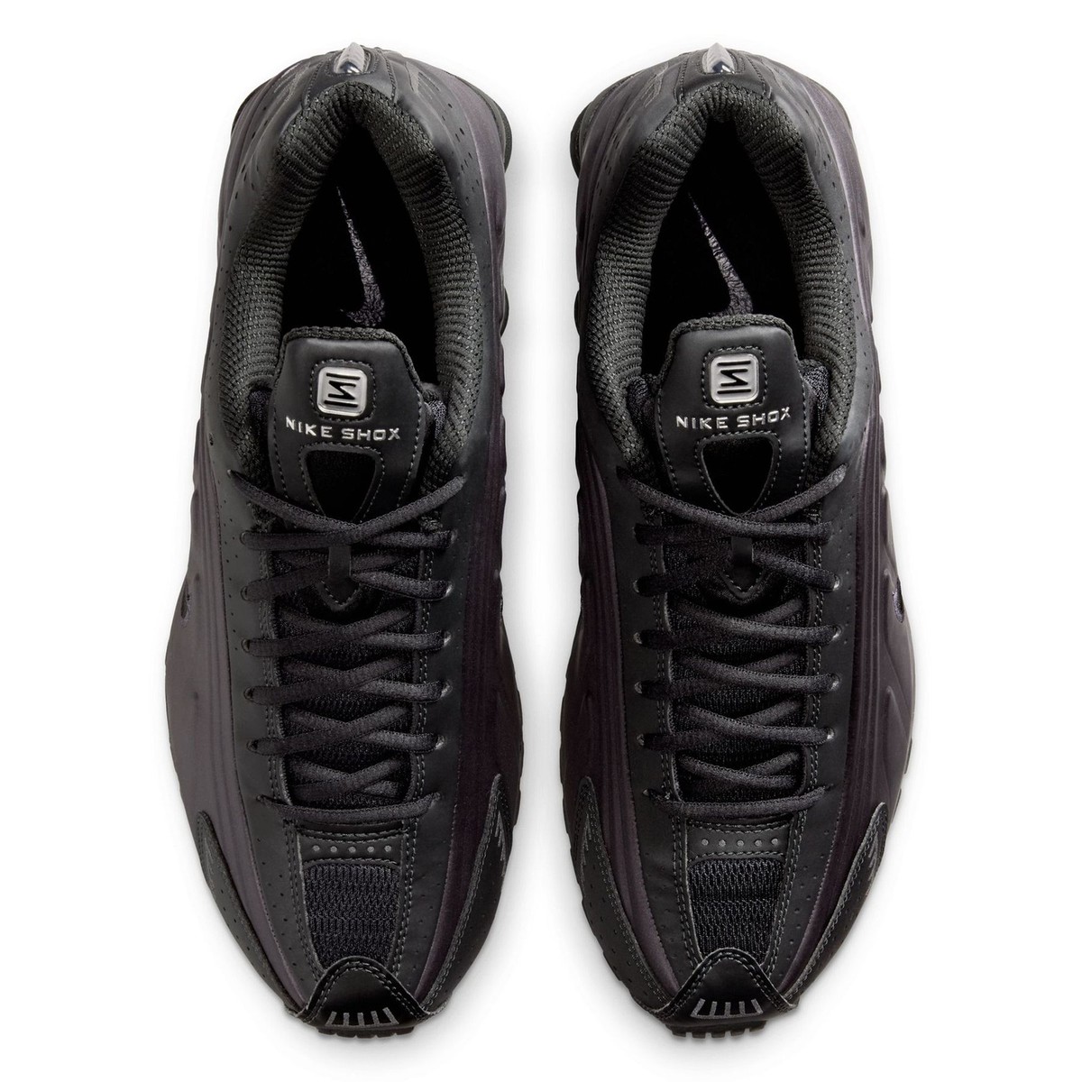 Nike Shox R4 Black Cave Purple Off Noir HQ1988-500 Men's Shoes