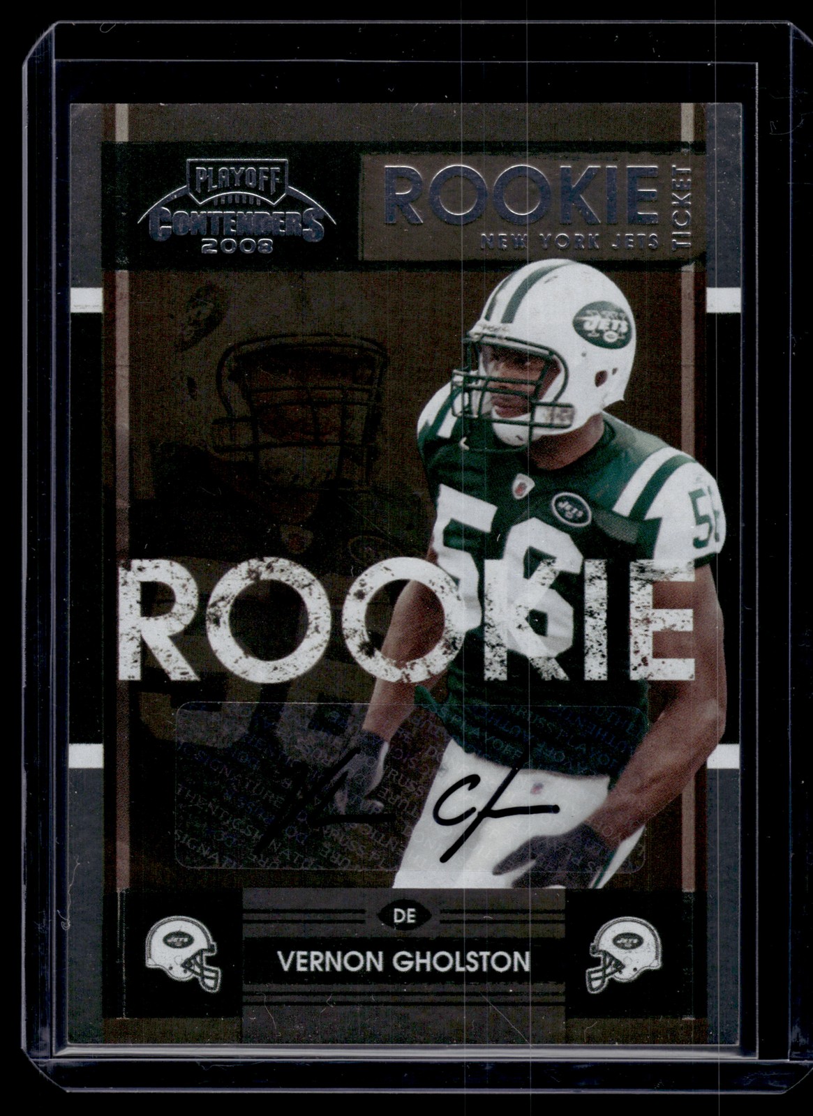 Vernon Gholston Playoff Contenders #197 Autograph